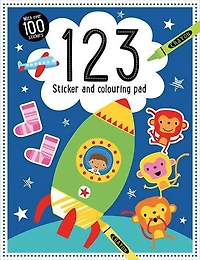123 Sticker and Colouring
