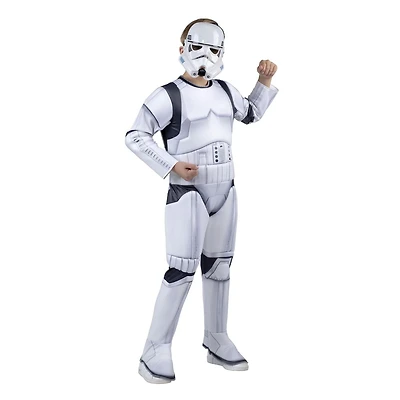 COSTUME STAR WARS STORMTROOPER QUALUX (ENFANT) - Combinaison Qualux avec demi-masque 3D