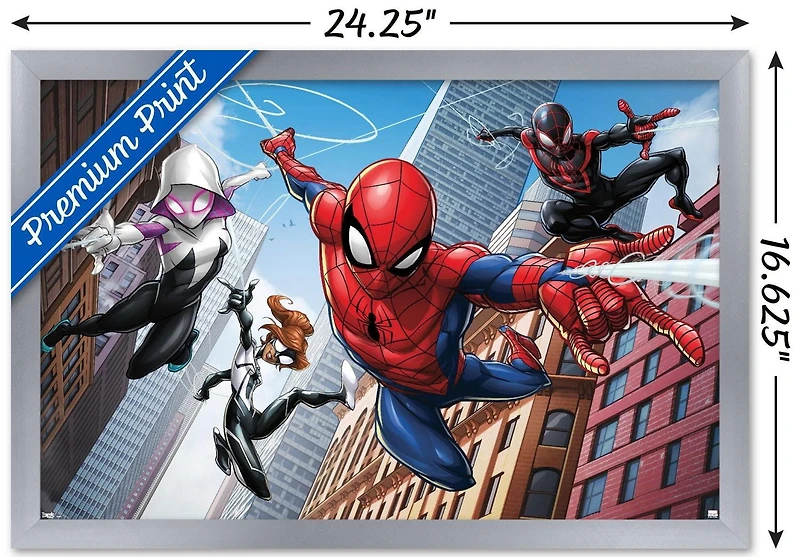 Marvel Comics - Spider-Man - Web Heroes Wall Poster, 22.375" x 34"