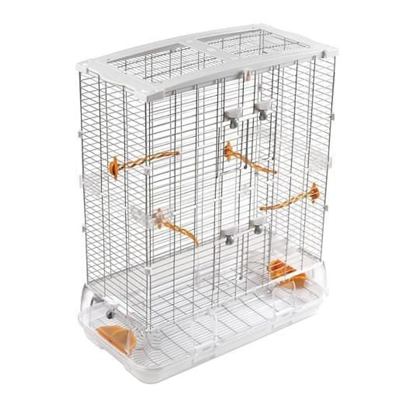 Cage Vision pour oiseaux de grande taille, haute, grillage large