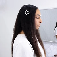 Paquet de 2 pinces à griffes en cœur Scünci