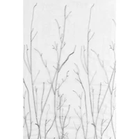 Safdie & Co. Rideau Branches Brodées 84L Gris Clair
