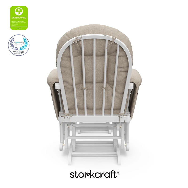 Storkcraft Hoop Glider and Ottoman