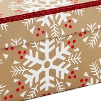 Hallmark Snowflake 7.2" Small Square Christmas Gift Box