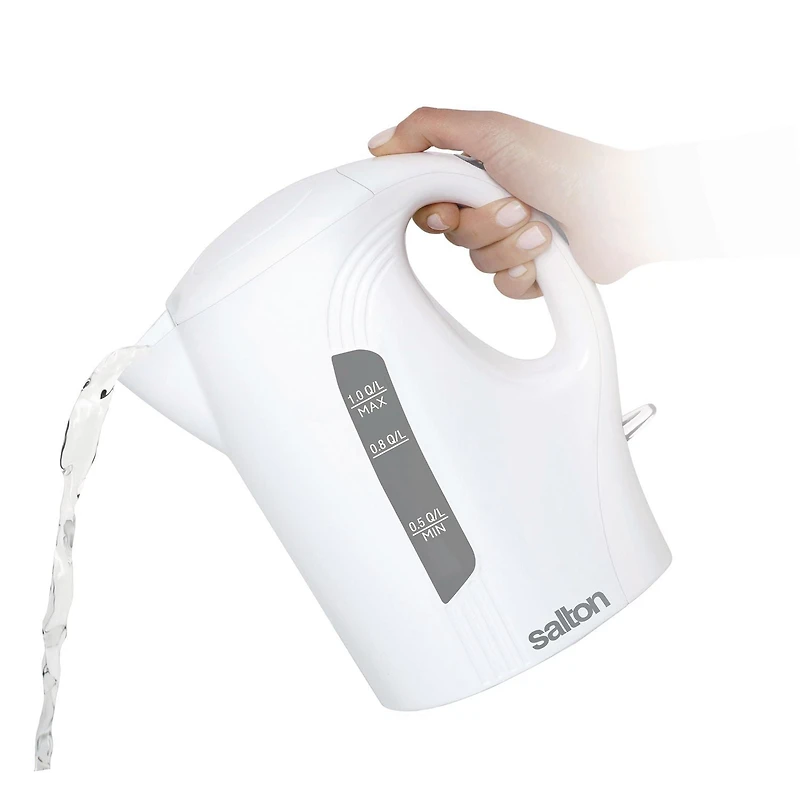 Salton Bouilloire Électrique 1,0 L/Pt, sans fil, JK1641