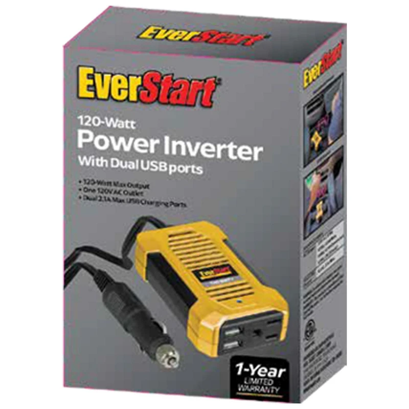Onduleur EverStart 120 W 12 V avec Ports USB