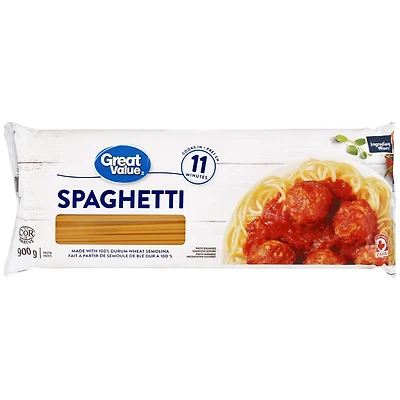 Pâtes spaghetti Great Value 900 g