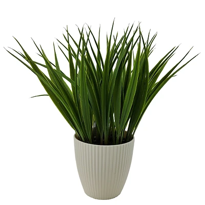 Mainstays intérieur artificiel herbe verte en Pot, couleur vert, hauteur assemblée: 27cm