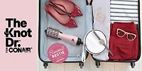 Mini brosse sèche cheveux ovale tout-en-un The Knot Dr. de Conair® La brosse à air chaud