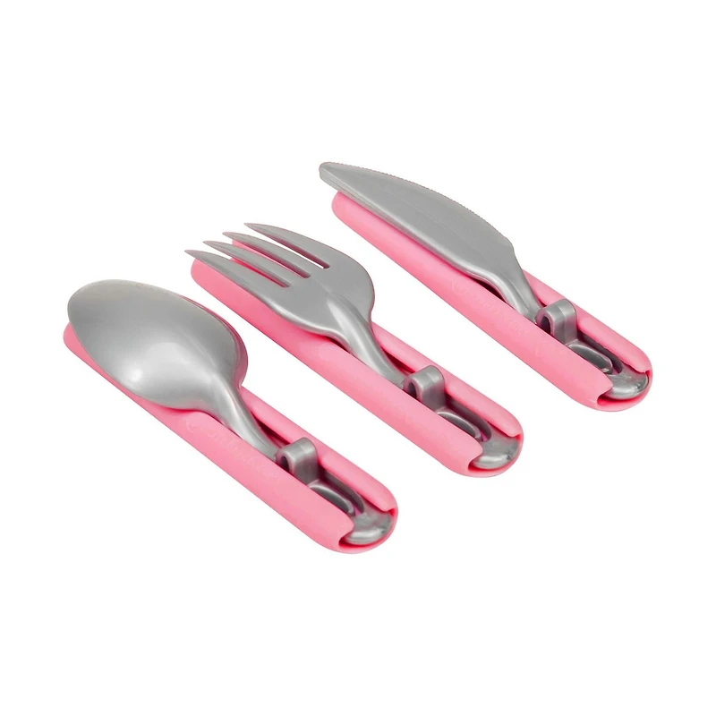 Cool Gear Slider Cutlery Set - Travel Fork, Knife, Spoon
