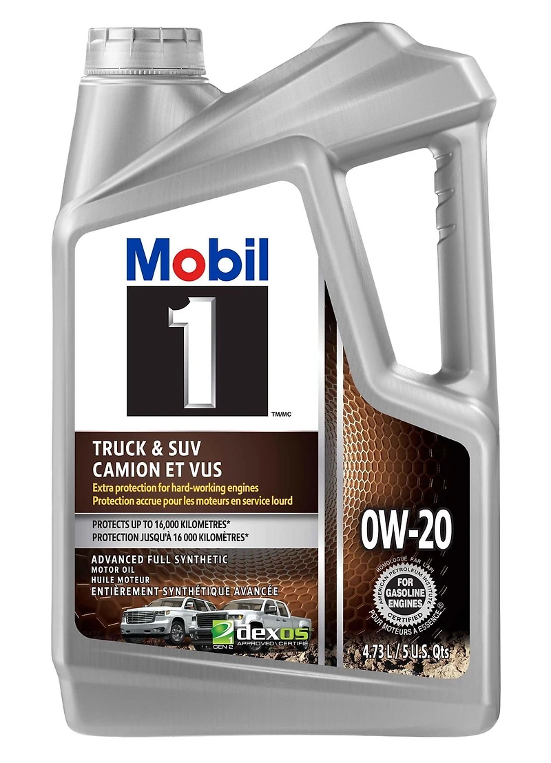 Mobil 1 Truck & SUV 0W-20, 4.73 L
