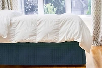 Gouchee Home Jupe de lit matelassée à grille