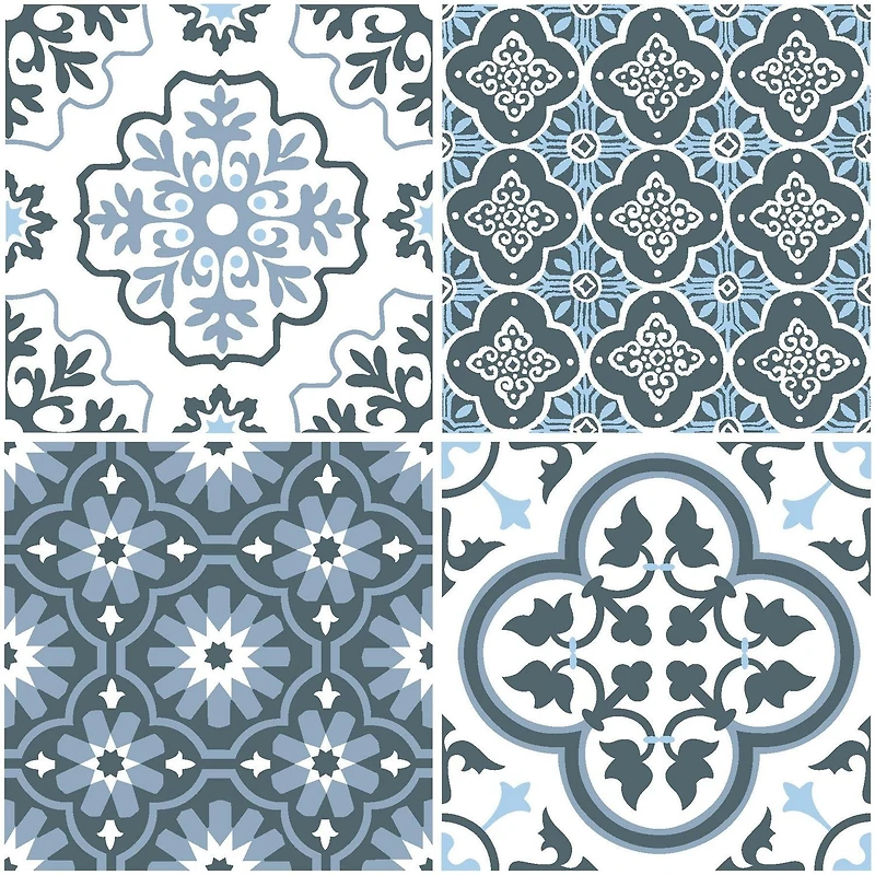 FloorPops Myriad Peel and Stick Floor Tiles Set of 20