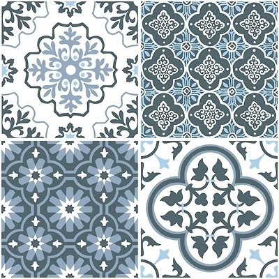 FloorPops Myriad Peel and Stick Floor Tiles Set of 20