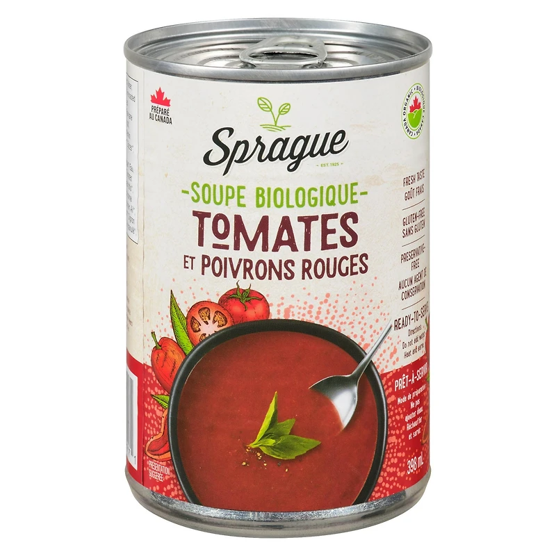 Sprague Organic Tomato & Red Pepper Soup