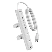 Westinghouse 1200J Desk Clamp USB Surge Protector