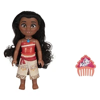 Mini poupée Moana Princesse Disney avec peigne