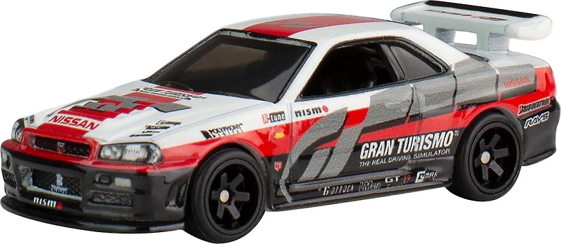 Hot Wheels Retro Entertainment 1:64 Scale Nissan Skyline GT-R (BNR34), Fast & Furious Die-Cast Toy Car