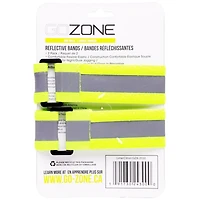 GoZone Reflective Bands – Lime/Grey, Adjustable fit