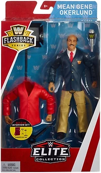 WWE Flashback Series Mean Gene Okerlund Elite Collection Action Figure
