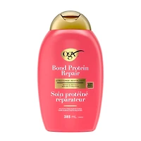OGX Repair & Protect Bond Protein Repair Conditioner, Lightweight Conditioner Targets Damaged Areas of Hair for Effective Bond Repair, Sulfate-Free Surfactants, 385 mL