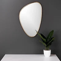 Luna Gold Mirror, 18X27"