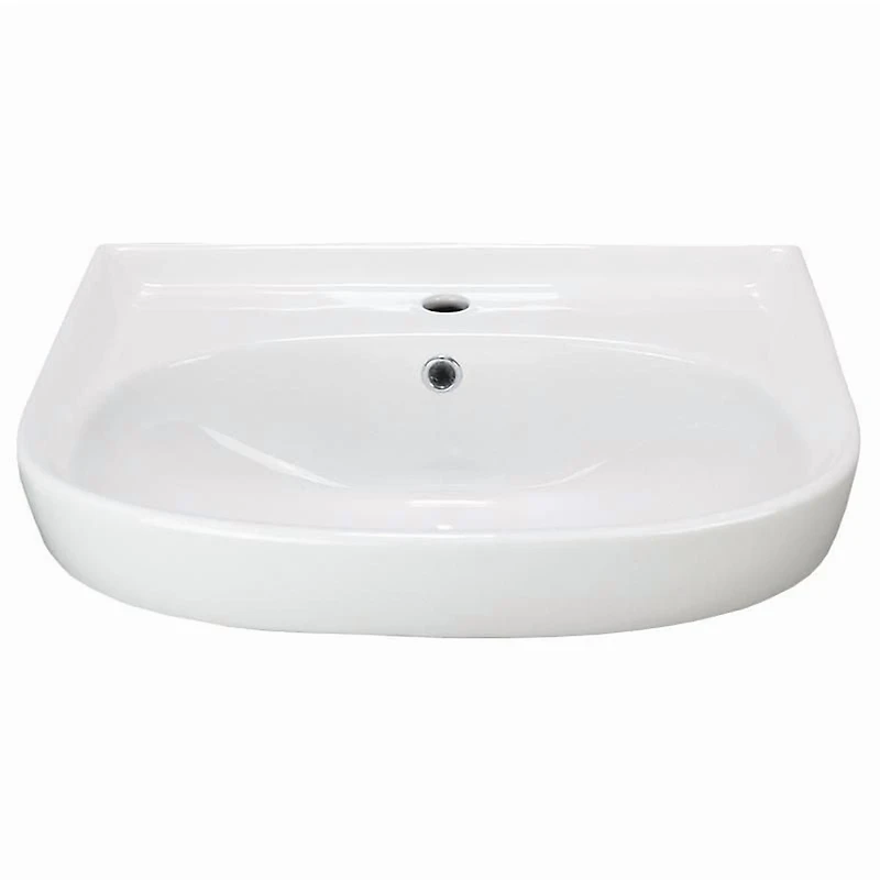 American Imaginations -in. W Above Counter Bathroom Vessel Sink For 1 Hole Center Drilling AI