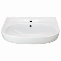 American Imaginations -in. W Above Counter Bathroom Vessel Sink For 1 Hole Center Drilling AI