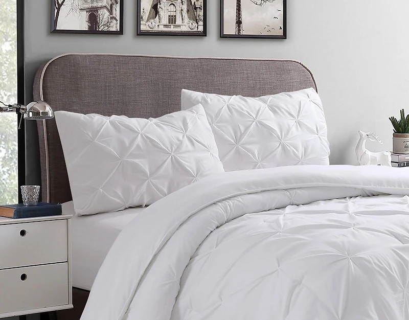 Swift Home Pintuck Comforter Set