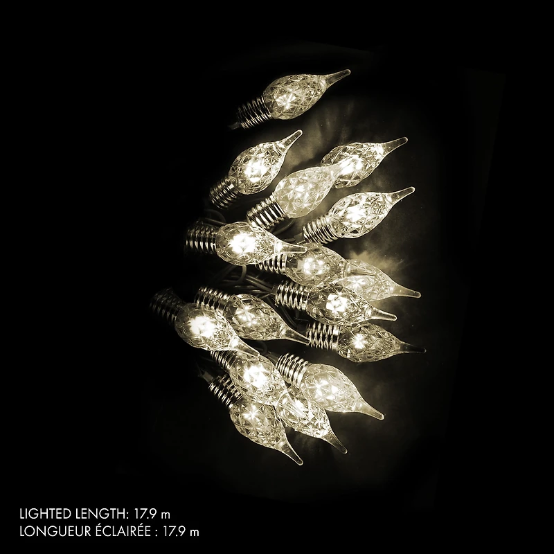 Danson Décor 180 C6 Teardrop LED Plug In Lights, Warm White