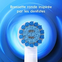 Brosse à dents électrique Oral-B Pro 300 Sensitive Clean Vitality avec (1) brossette, rechargeable, blanc Brosse à dents avec (1) brossette