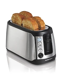 Hamilton Beach 4-Slice Long Slot Toaster with Keep Warm 24810C