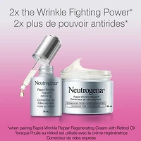 Neutrogena Huile au rétinol antiâge pour le visage, Sérum pour le visage et les yeux Correcteur de rides express 30 mL