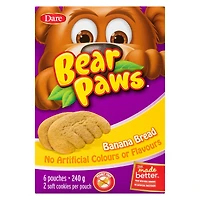 Bear Paws Banana Bread Cookies, Dare, 240 g