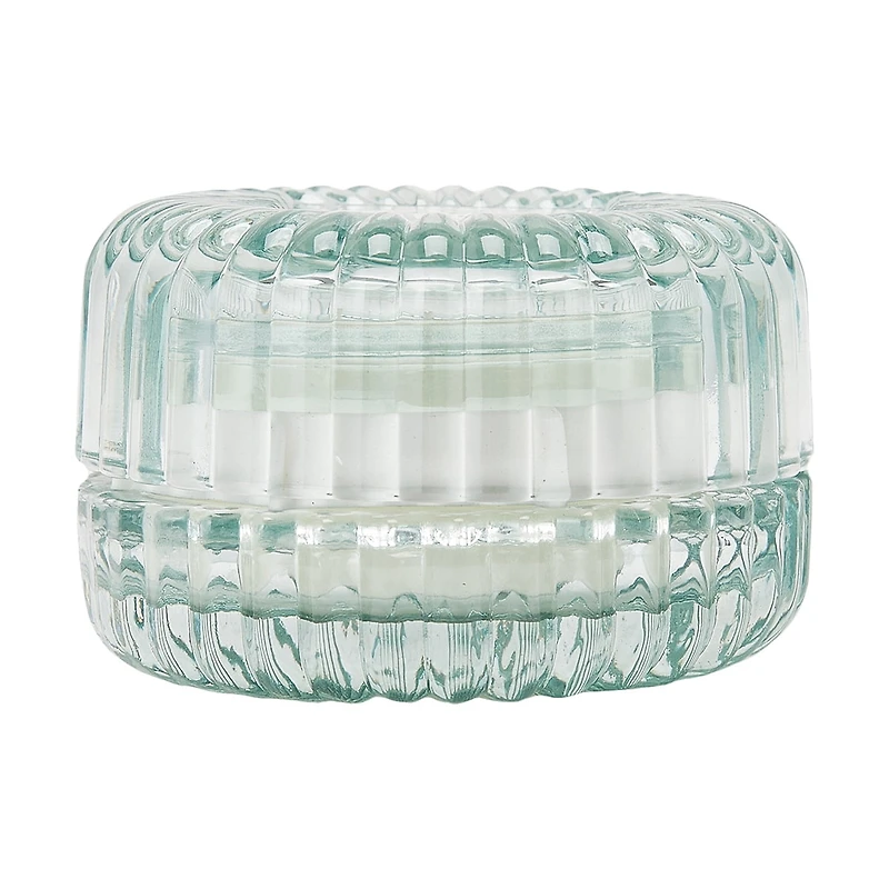 Anko Green Floral Candle, Green Candle