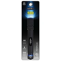 Police Security Lampe de poche Pentacle 3 Modes, 500 Lumen, 2AA Lampe de poche