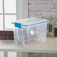 Boîte étanche transparent moyenne de 19 litres 19 litres