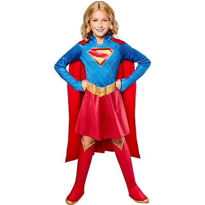 Rubies Déguisement Supergirl DC pour enfants, fille petite (taille 4-6)