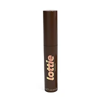 Lottie London - On The Ball in Dark Brown - Fixing Fiber Tinted Brow Gel - 0.10 Fl oz