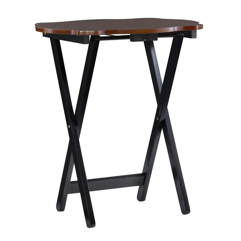 Lando Tray Table Set, Black