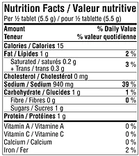 Aurora Bouillon Mix Vegetable Tablets