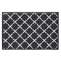 Mainstays Denim Malin Discovery Tufted Scrape Surface Doormat, 2' x 3'