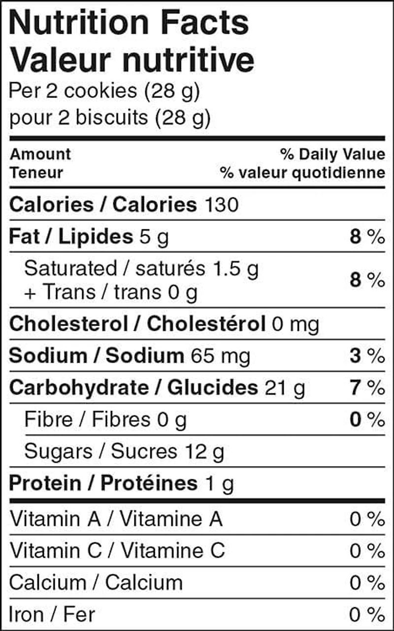 Great Value Gluten Free Vanilla Crème Sandwich Cookies, 230 g