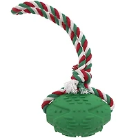 Jouet pour chien avec balle en caoutchouc et corde Vibrant Life