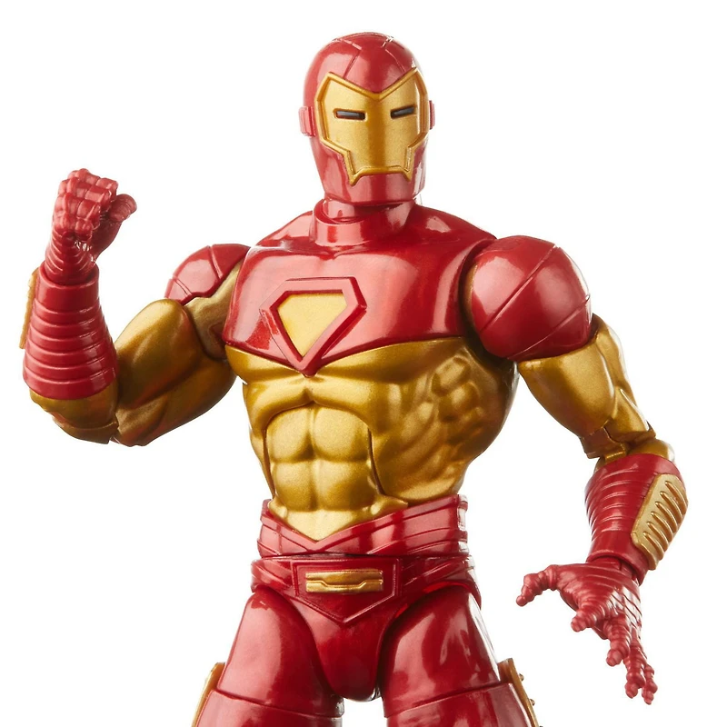 Hasbro Marvel Legends Series 6-inch Modular Iron Man Action Figure Toy, Includes 4 Accessories and 1 Build-A-Figure Part