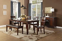 Topline Home Furnishing Cherry Dining Server