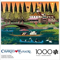 Buffalo Games Pleasant Sunday 1000-Piece Interlocking Jigsaw Puzzle for Adults Ages 14-99 Years