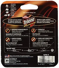 TRILENE XL 6 LB, Smooth casting||Resists twists and kinks||Sensitive to feel structure and strikes incredible strength for confidence and control||Versatile for use with a wide variety of baits and techniques