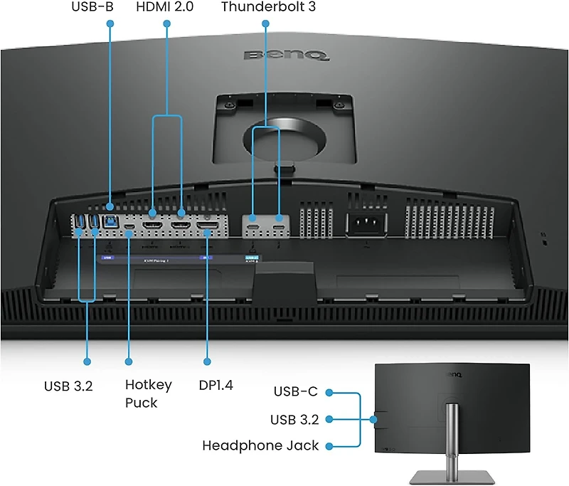 BenQ PD3225U 32 Inch, 3840x2160, Noir, PD3225U