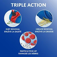 Vileda SuperTwist 3Action Mop & QuickWring Bucket System with 1 Extra Mop Refill